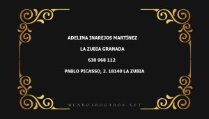 abogado Adelina Inarejos Martínez en la localidad de La Zubia