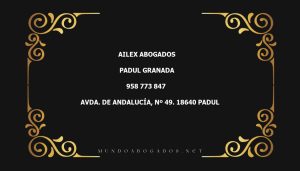 abogado Ailex Abogados en la localidad de Padul