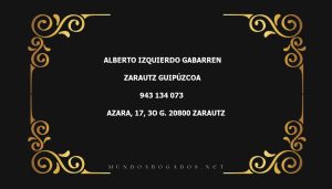 abogado Alberto Izquierdo Gabarren en la localidad de Zarautz