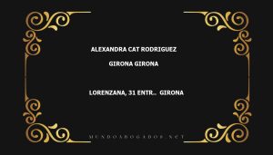 abogado Alexandra Cat Rodriguez en la localidad de Girona