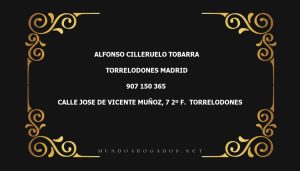 abogado Alfonso Cilleruelo Tobarra en la localidad de Torrelodones