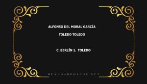 abogado Alfonso Del Moral García en la localidad de Toledo