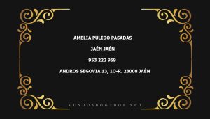 abogado Amelia Pulido Pasadas en la localidad de Jaén