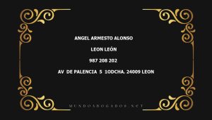 abogado Angel Armesto Alonso en la localidad de Leon