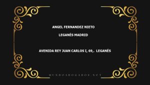 abogado Angel Fernandez Nieto en la localidad de Leganés