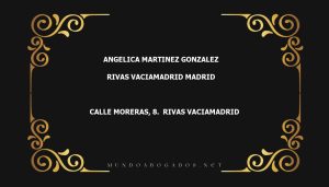 abogado Angelica Martinez Gonzalez en la localidad de Rivas Vaciamadrid