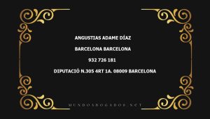 abogado Angustias Adame Díaz en la localidad de Barcelona