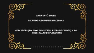 abogado Anna Unyó Bover en la localidad de Palau de Plegamans