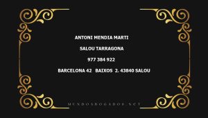 abogado Antoni Mendia Marti en la localidad de Salou