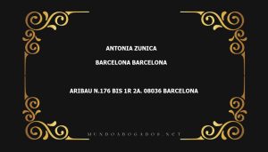 abogado Antonia Zunica en la localidad de Barcelona