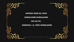 abogado Antonio Jesus Gil Viejo en la localidad de Guadalajara