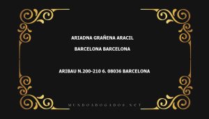 abogado Ariadna Grañena Aracil en la localidad de Barcelona