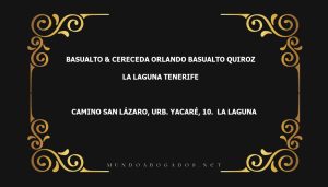 abogado Basualto & Cereceda Orlando Basualto Quiroz en la localidad de La Laguna