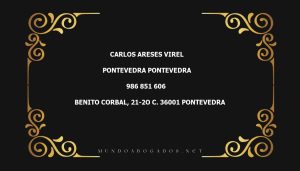 abogado Carlos Areses Virel en la localidad de Pontevedra