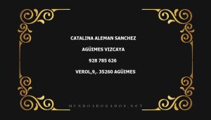 abogado Catalina Aleman Sanchez en la localidad de Agüimes