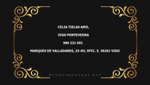 abogado Celia Tielas Amil en la localidad de Vigo