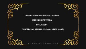 abogado Clara Eugenia Rodriguez Varela en la localidad de Marín