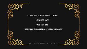 abogado Consolacion Carrasco Mihi en la localidad de Linares