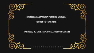 abogado Daniela Alejandra Pitters Garcia en la localidad de Tegueste