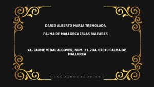 abogado Dario Alberto Maria Tremolada en la localidad de Palma de Mallorca