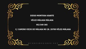 abogado Diego Montosa Ugarte en la localidad de Vélez-Málaga