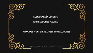 abogado Elena García Limorti en la localidad de Torrelodones