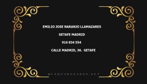 abogado Emilio Jose Naranjo Llamazares en la localidad de Getafe