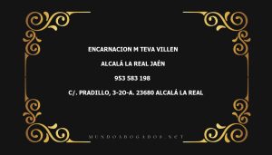 abogado Encarnacion M Teva Villen en la localidad de Alcalá la Real