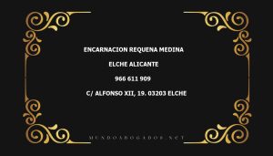 abogado Encarnacion Requena Medina en la localidad de Elche