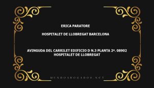 abogado Erica Paratore en la localidad de Hospitalet de Llobregat