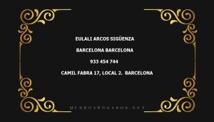 abogado Eulali Arcos Siguenza en la localidad de Barcelona