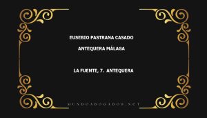 abogado Eusebio Pastrana Casado en la localidad de Antequera