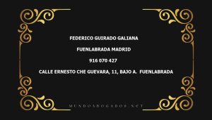 abogado Federico Guirado Galiana en la localidad de Fuenlabrada