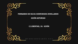 abogado Fernando De Silva Cienfuegos-Jovellanos en la localidad de Gijón