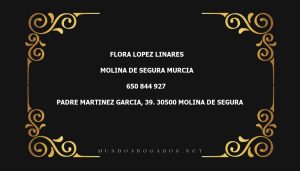 abogado Flora Lopez Linares en la localidad de Molina de Segura