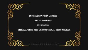 abogado Inmaculada Mena Linares en la localidad de Melilla