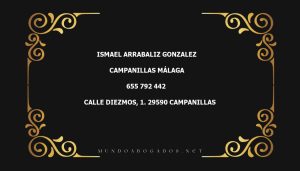 abogado Ismael Arrabaliz Gonzalez en la localidad de Campanillas