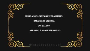 abogado Jesús Angel Cantalapiedra Miguel en la localidad de Barakaldo