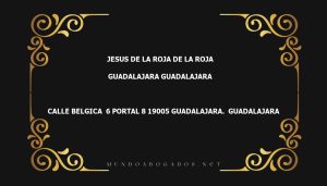 abogado Jesus De La Roja De La Roja en la localidad de Guadalajara