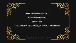 abogado Jesus Jose Alonso Blanco en la localidad de Valdemoro