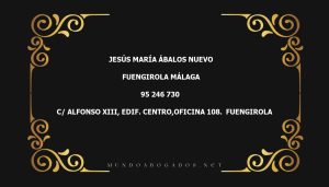 abogado Jesús María Ábalos Nuevo en la localidad de Fuengirola