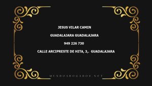 abogado Jesus Vilar Camin en la localidad de Guadalajara