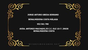 abogado Jorge Arturo Ubeda Serrano en la localidad de Benalmádena Costa