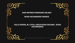 abogado Jose Antonio Rodriguez Gelado en la localidad de Rivas Vaciamadrid