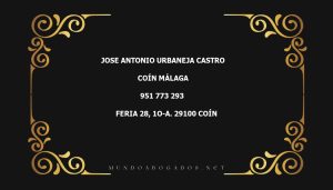 abogado Jose Antonio Urbaneja Castro en la localidad de Coín