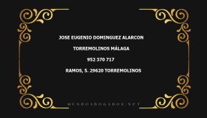 abogado Jose Eugenio Dominguez Alarcon en la localidad de Torremolinos