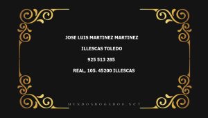 abogado Jose Luis Martinez Martinez en la localidad de Illescas