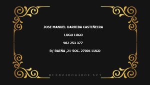 abogado Jose Manuel Darriba Castiñeira en la localidad de Lugo