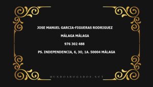 abogado Jose Manuel Garcia-Figueras Rodriguez en la localidad de Málaga