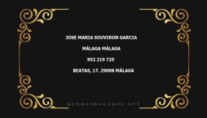 abogado Jose Maria Souviron Garcia en la localidad de Málaga